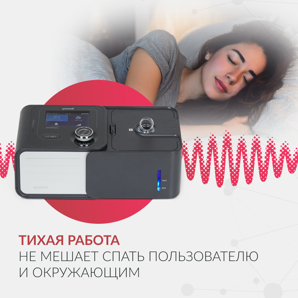 Аппарат для дыхательной терапии Yuwell YH-580 <span>CPAP / APAP</span>